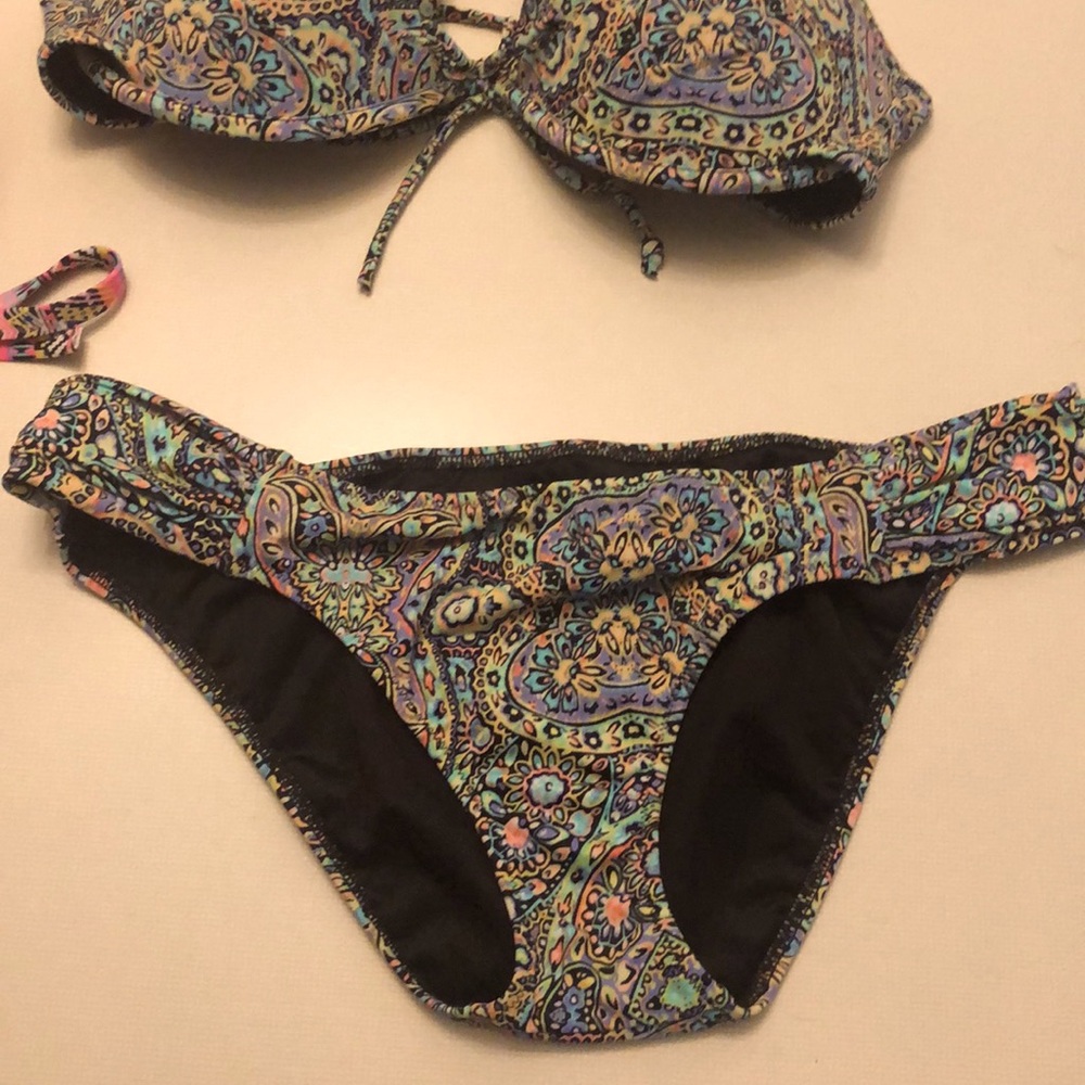 VS bottom multi color bikini